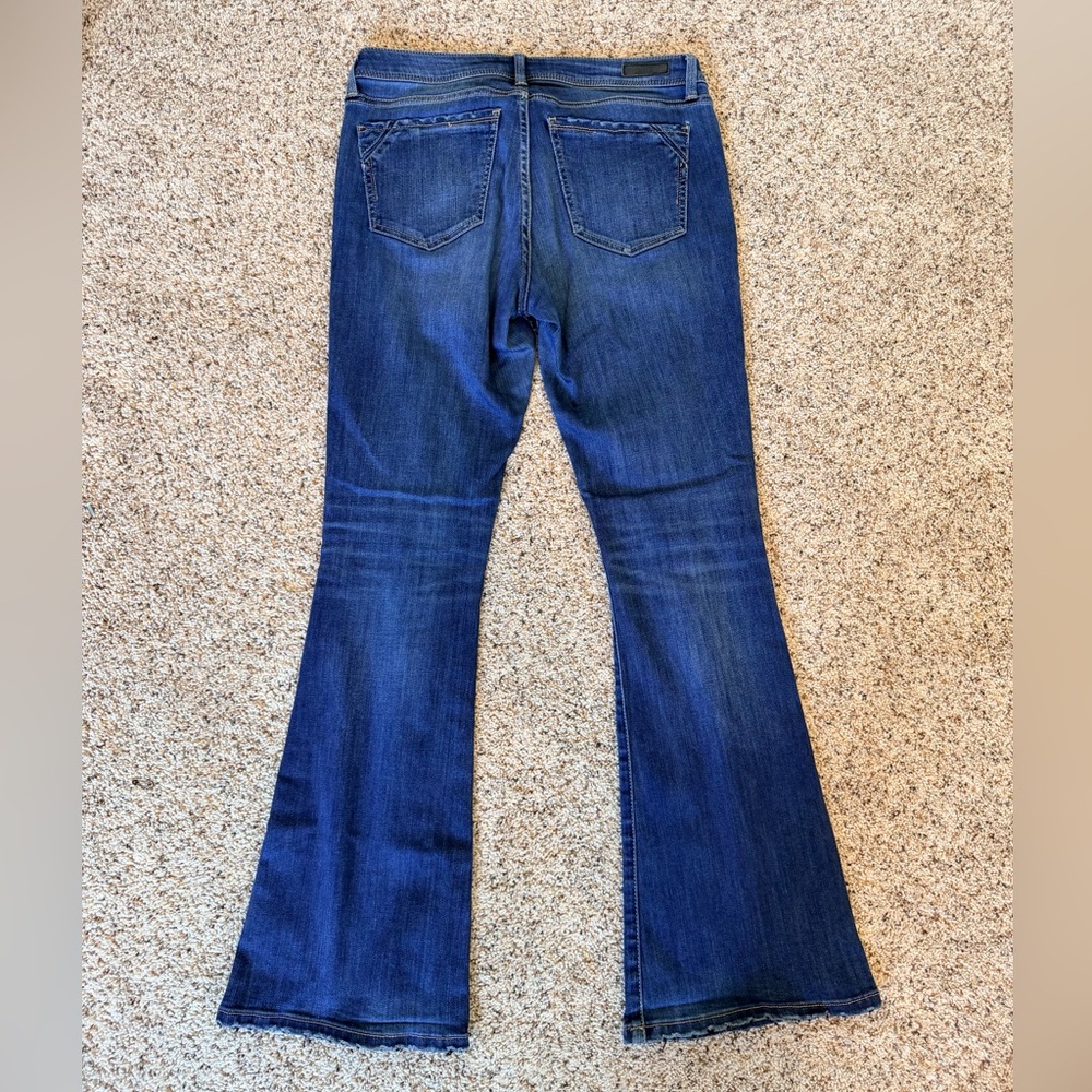 Buckle Black Flare Jeans